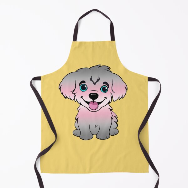 Item preview, Cute Demigirl Pride Flag Puppy, Subtle Demigirl Kawaii Dog Design designed and sold by Travelslightly.