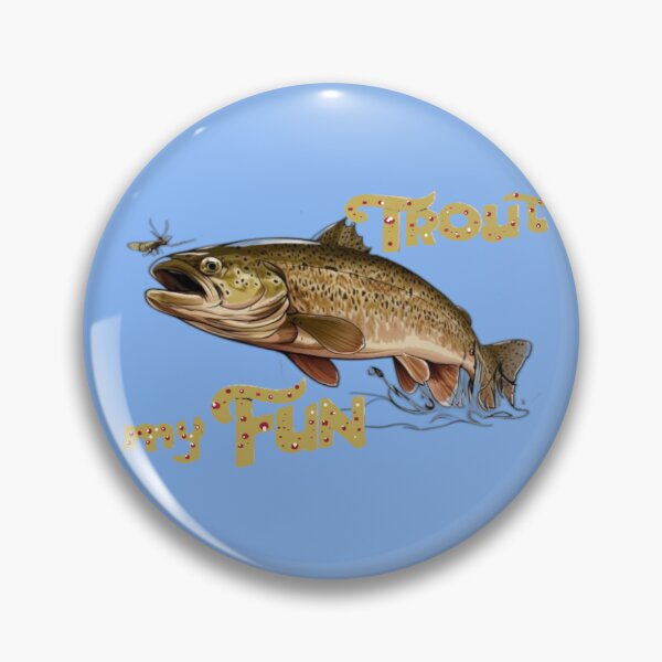Item preview, Trout My Fun, Flyfishing, fishing. designed and sold by Tomasz  Siennicki.