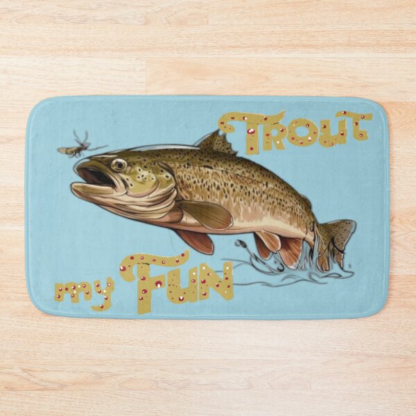 Item preview, Trout My Fun, Flyfishing, fishing. designed and sold by Tomasz  Siennicki.