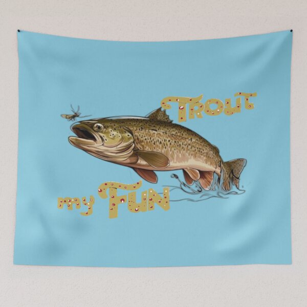 Item preview, Trout My Fun, Flyfishing, fishing. designed and sold by Tomasz  Siennicki.