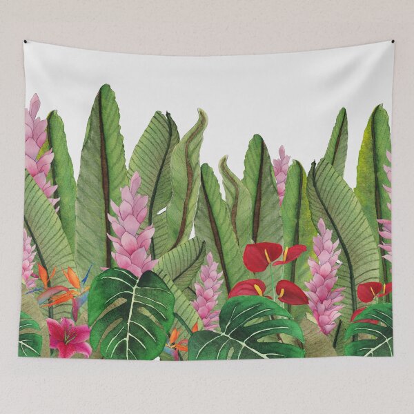 Item preview, Tropical Flowers Spring/Summer 2024 Collection designed and sold by CATERINAandCO.