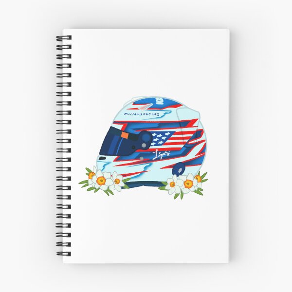 Item preview, Logan Sargeant 2024 Helmet With Flowers designed and sold by OriDraws.