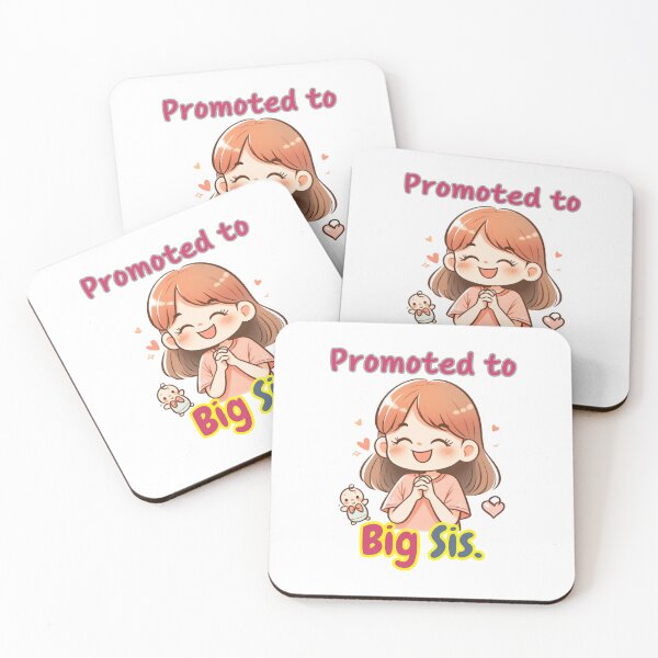 Item preview, New Big Sister Announcement - Cute Family Celebration. designed and sold by Just You Tee | Say It Loud, Wear It Proud.