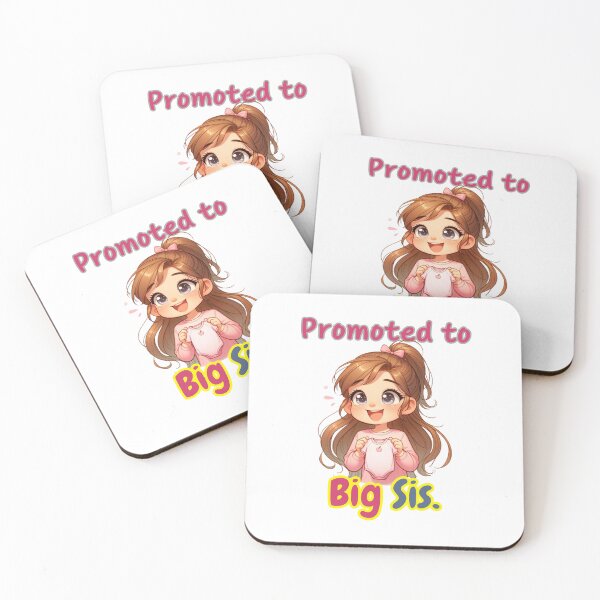 Item preview, New Big Sister Announcement - Cute Family Celebration. designed and sold by Just You Tee | Say It Loud, Wear It Proud.