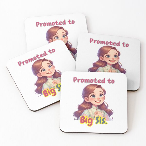 Item preview, New Big Sister Announcement - Cute Family Celebration. designed and sold by Just You Tee | Say It Loud, Wear It Proud.