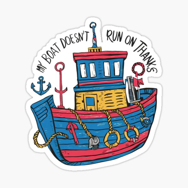 Cartoon Fishing Boat Merch & Gifts for Sale