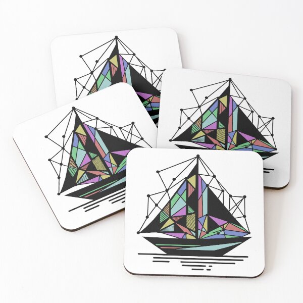 Item preview, Square sailing boat, sailing trip designed and sold by AdamMuranski.