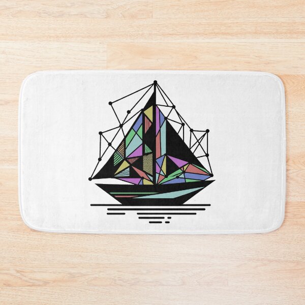 Item preview, Square sailing boat, sailing trip designed and sold by AdamMuranski.
