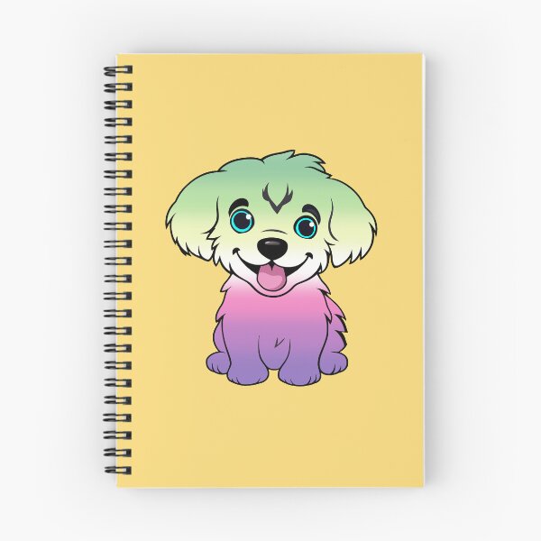 Item preview, Cute Genderfae Pride Flag Puppy, Subtle Genderdoe Kawaii Dog Design, fae faer genderfaunet  designed and sold by Travelslightly.