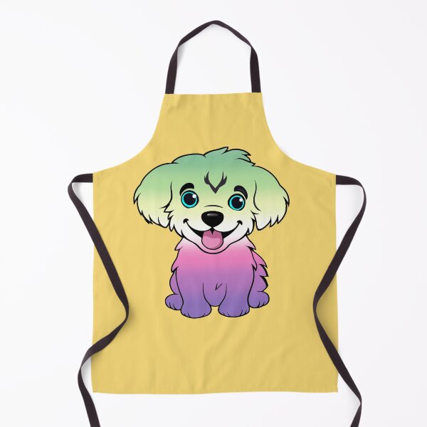 Item preview, Cute Genderfae Pride Flag Puppy, Subtle Genderdoe Kawaii Dog Design, fae faer genderfaunet designed and sold by Travelslightly.