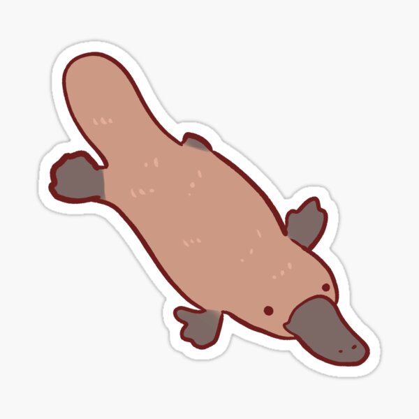 Item preview, platypus illustration  designed and sold by Mayarart.