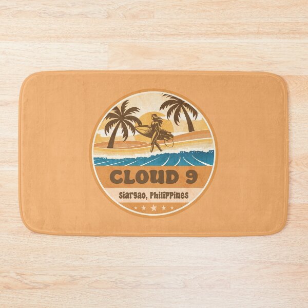 Item preview, Cloud 9 Siargao Island Philippines Vintage Surfing Graphic designed and sold by CynthiaGraphics.