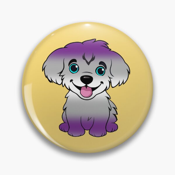 Item preview, Cute Graysexual Pride Flag Puppy, Subtle Greysexual Kawaii Dog Design designed and sold by Travelslightly.