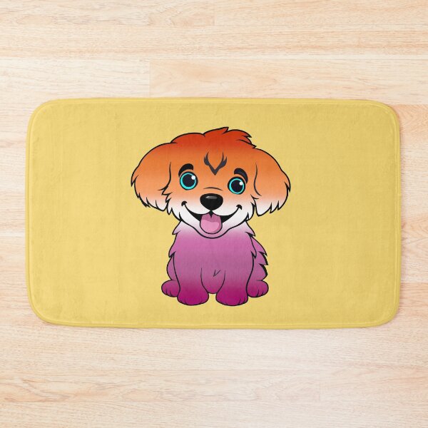 Item preview, Cute Lesbian Pride Flag Puppy, Subtle Lesbian Kawaii Dog Design designed and sold by Travelslightly.