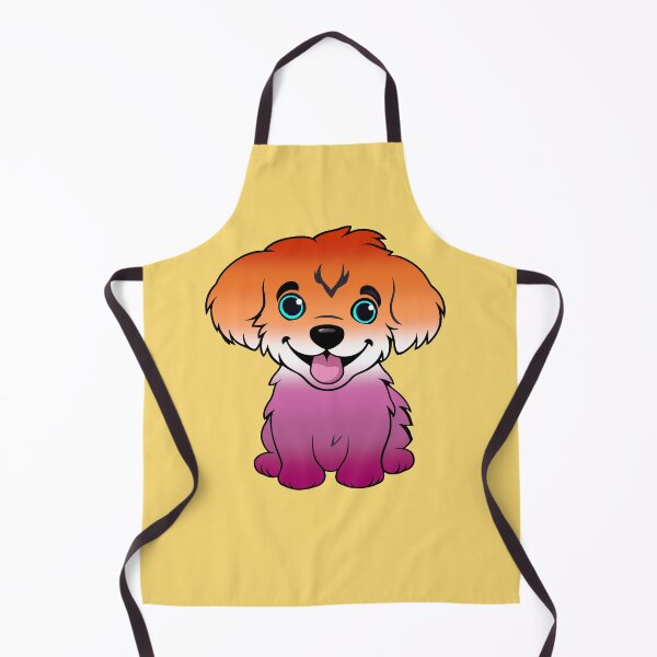 Item preview, Cute Lesbian Pride Flag Puppy, Subtle Lesbian Kawaii Dog Design designed and sold by Travelslightly.
