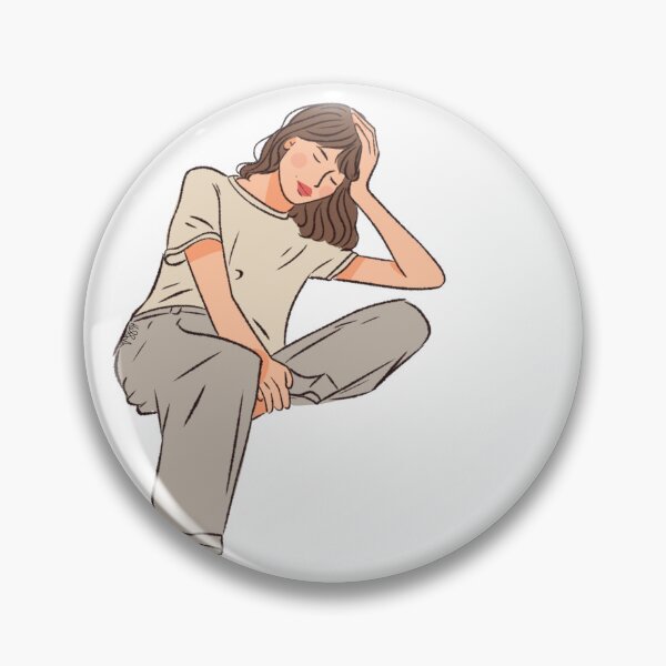 Item preview, Illustration of a girl sitting alone  designed and sold by Hessah-HA.