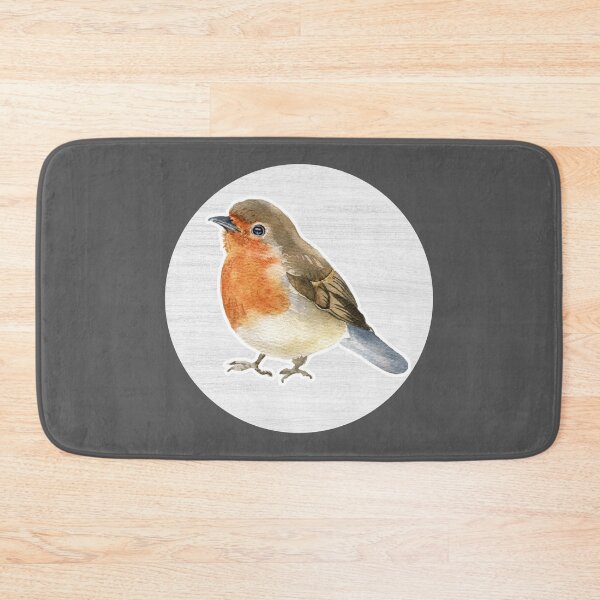 Item preview, Robin Bird Watercolor Drawing designed and sold by LivingColorful.