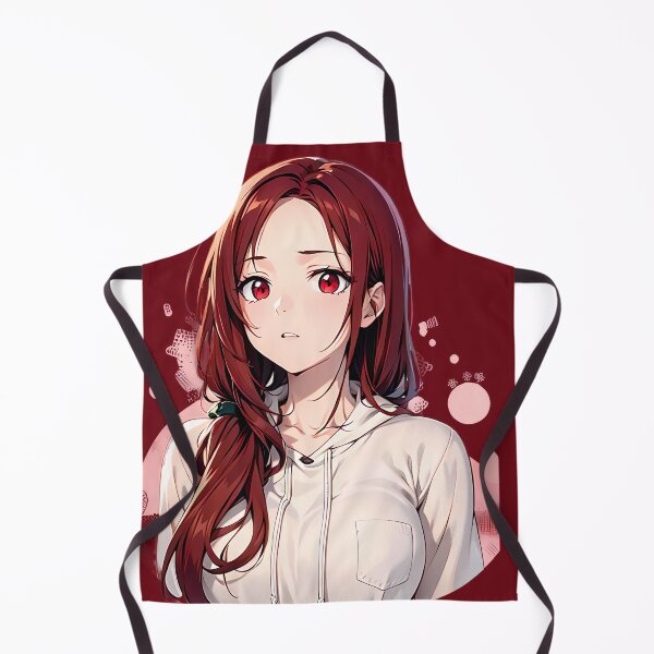 Item preview, Crimson Dreams: An Anime Girl with Contemplative Eyes designed and sold by Animepic222.