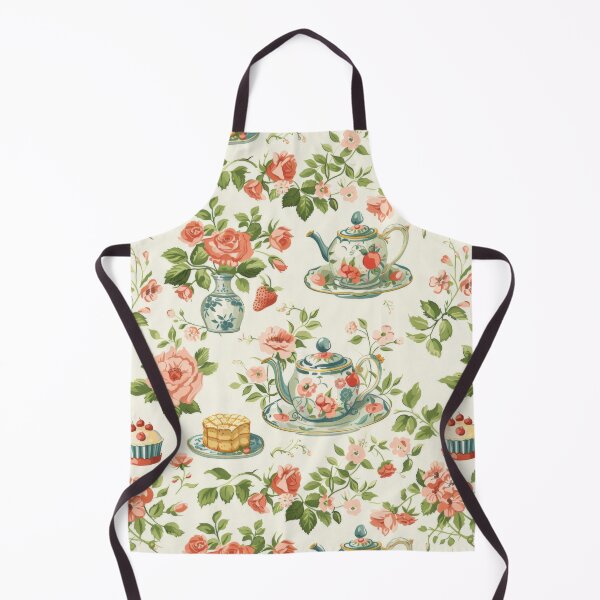 Item preview, Vintage Tea Party Floral Pattern Design designed and sold by ImagineCorner.