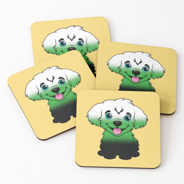Item preview, Cute Neutrois Pride Flag Puppy, Subtle Neutrois Kawaii Dog Design designed and sold by Travelslightly.