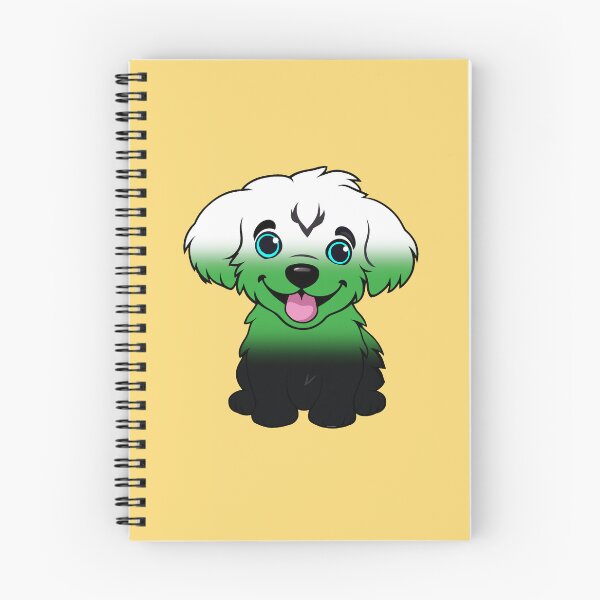 Item preview, Cute Neutrois Pride Flag Puppy, Subtle Neutrois Kawaii Dog Design designed and sold by Travelslightly.