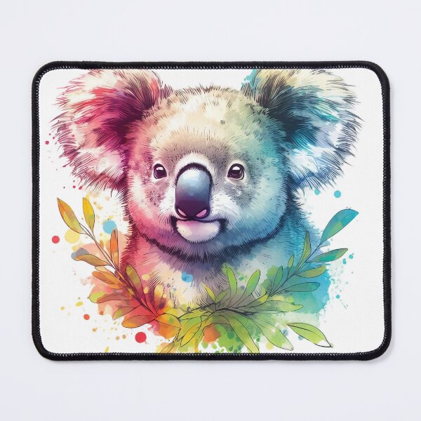 Item preview, Design of a stylish colorful koala with multiple leaves designed and sold by Marcoshop10.