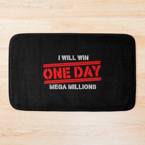 Item preview, One Day I Will win Mega Millions designed and sold by NOURLANDART.