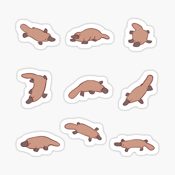 Item preview, Cute platypus pack  designed and sold by Mayarart.