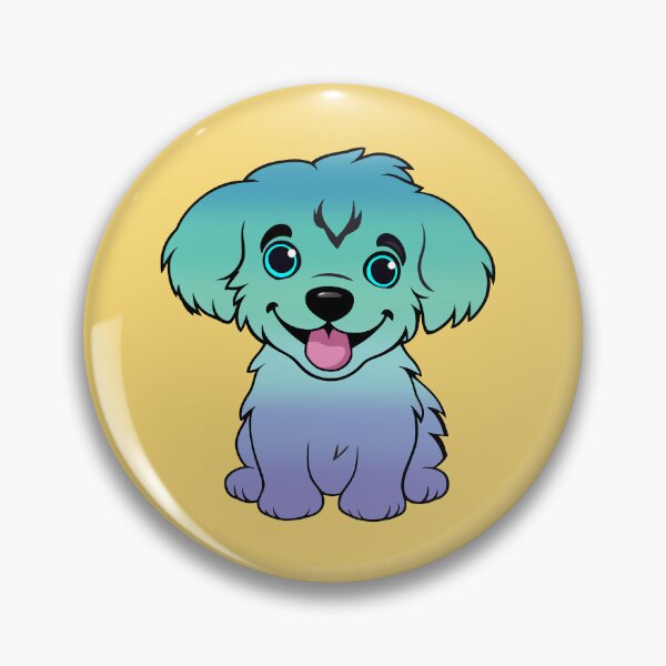 Item preview, Cute Neptunic Pride Flag Puppy, Subtle Neptunic Kawaii Dog Design designed and sold by Travelslightly.