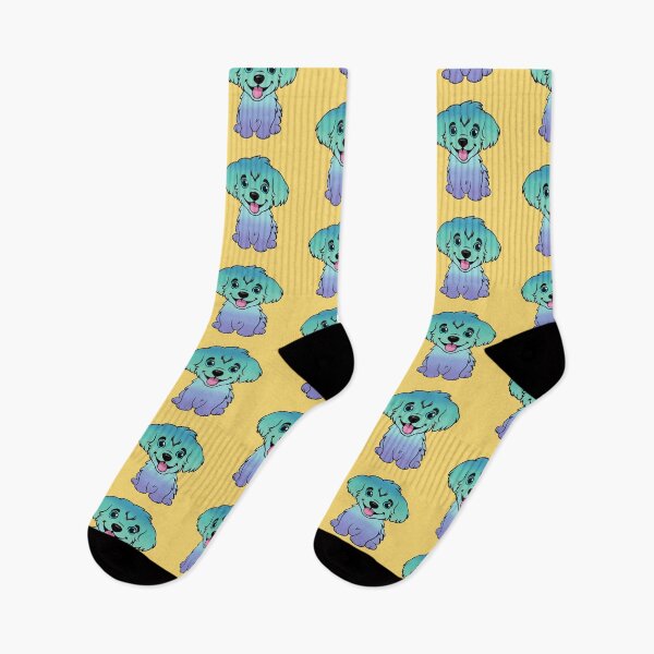 Item preview, Cute Neptunic Pride Flag Puppy, Subtle Neptunic Kawaii Dog Design designed and sold by Travelslightly.