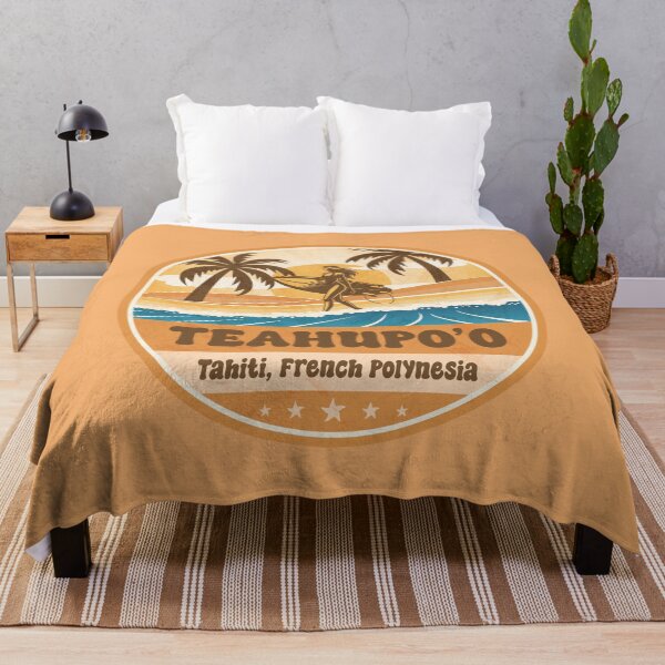 Item preview, Teahupo'o Tahiti French Polynesia Vintage Surfing Graphic designed and sold by CynthiaGraphics.