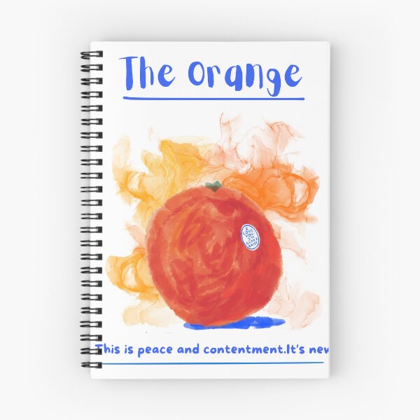 Aperçu de l'œuvre Le poème orange | Wendy Cope | conception de t-shirt créée et vendue par LunaLoop.