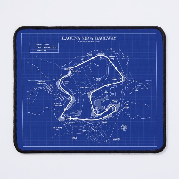 Item preview, Laguna Seca (Blueprint) designed and sold by BGALAXY.