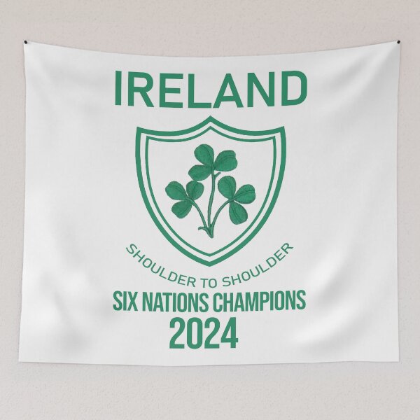 Item preview, Ireland Rugby 6 Nations Champions 2024 designed and sold by REAL IRISH GIFTS.