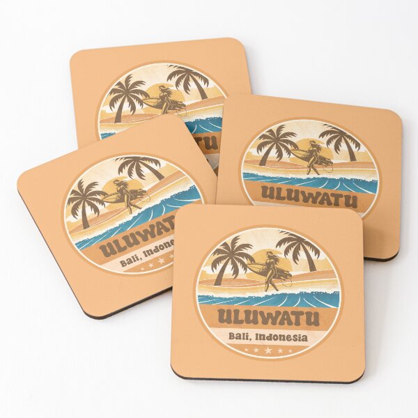 Item preview, Uluwatu Bali Indonesia Vintage Surfing Graphic designed and sold by CynthiaGraphics.