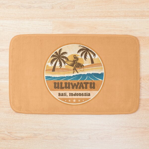 Item preview, Uluwatu Bali Indonesia Vintage Surfing Graphic designed and sold by CynthiaGraphics.