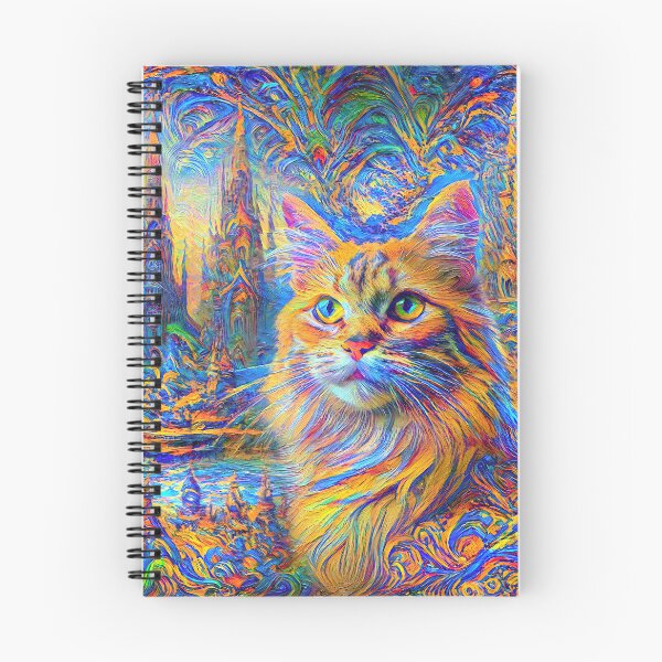 Item preview, Stylised castle and cat. DeepDream designed and sold by blackhalt.