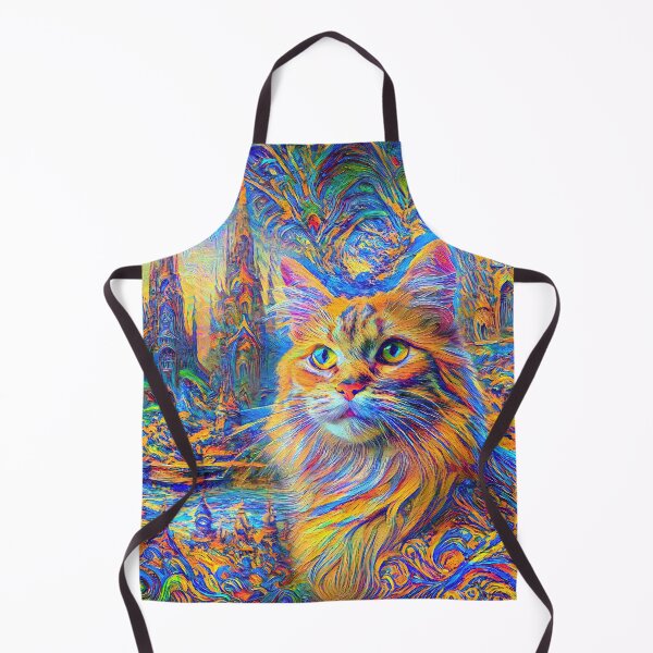 Item preview, Stylised castle and cat. DeepDream designed and sold by blackhalt.