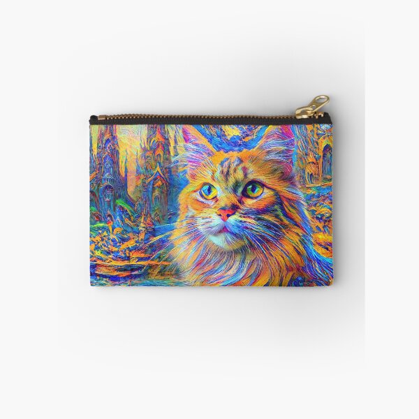 Item preview, Stylised castle and cat. DeepDream designed and sold by blackhalt.