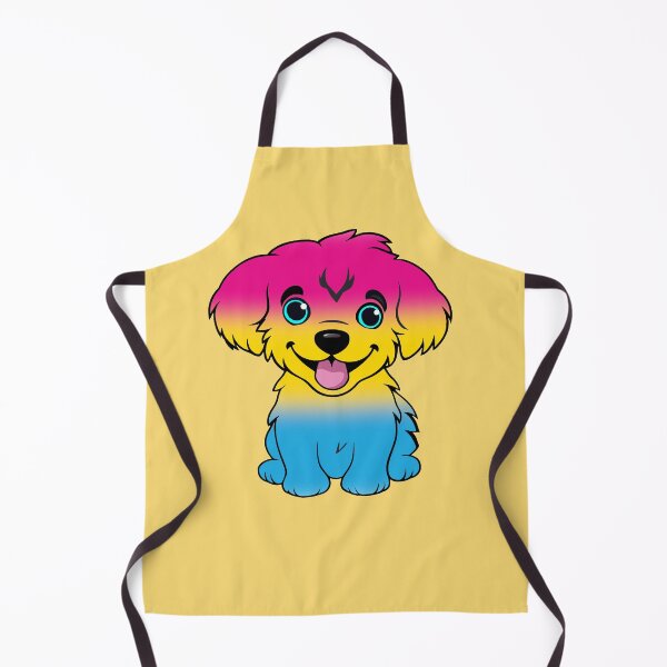 Item preview, Cute Pansexual Pride Flag Puppy, Subtle Pan Kawaii Dog Design designed and sold by Travelslightly.