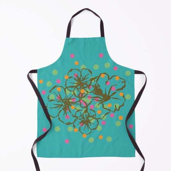 Item preview, Harmony of Hawaiian Hibiscus and dots designed and sold by CURIOUsDADA.