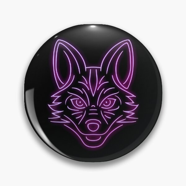 Item preview, Neon fox outline designed and sold by Paul-Place.