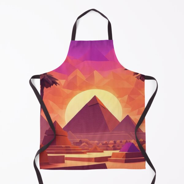 Item preview,  Sunset Over the Polygonal Pyramids designed and sold by Soujji-Designs.