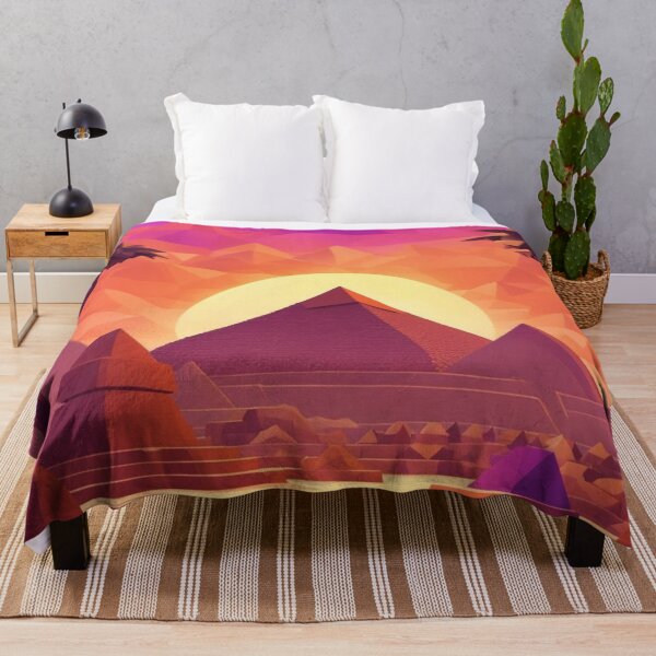 Item preview, Sunset Over the Polygonal Pyramids designed and sold by Soujji-Designs.