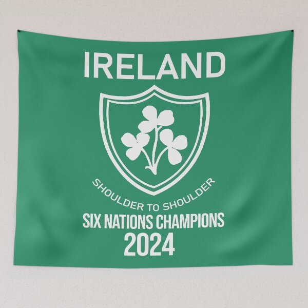 Item preview, Ireland Rugby 6 Nations Champions 2024 designed and sold by REAL IRISH GIFTS.