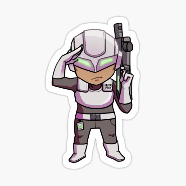 HPA Soldier # 7482 Sticker