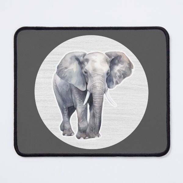 Item preview, Elephant Watercolor Drawing designed and sold by LivingColorful.