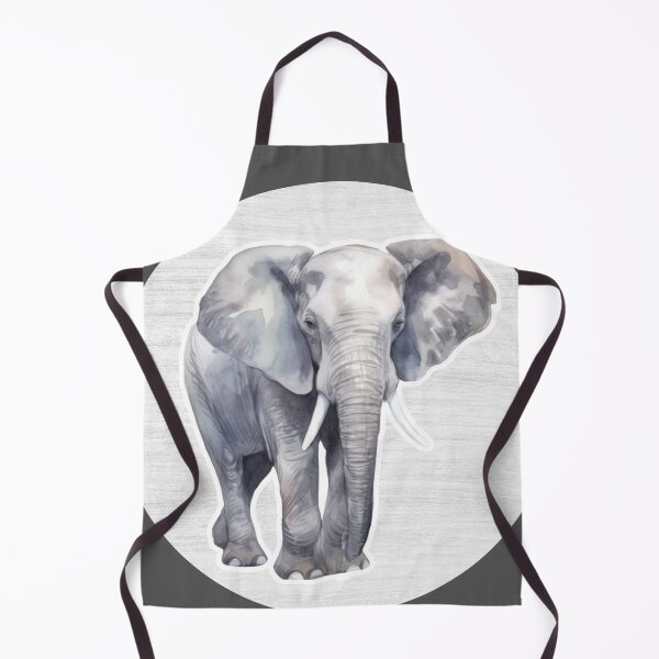 Item preview, Elephant Watercolor Drawing designed and sold by LivingColorful.