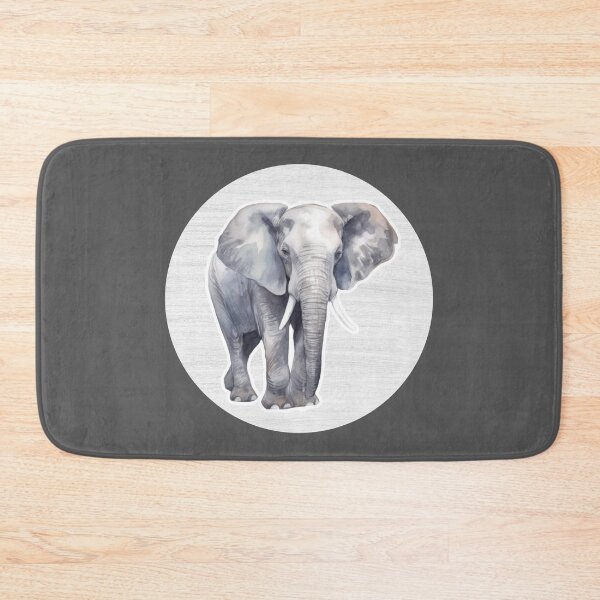Item preview, Elephant Watercolor Drawing designed and sold by LivingColorful.