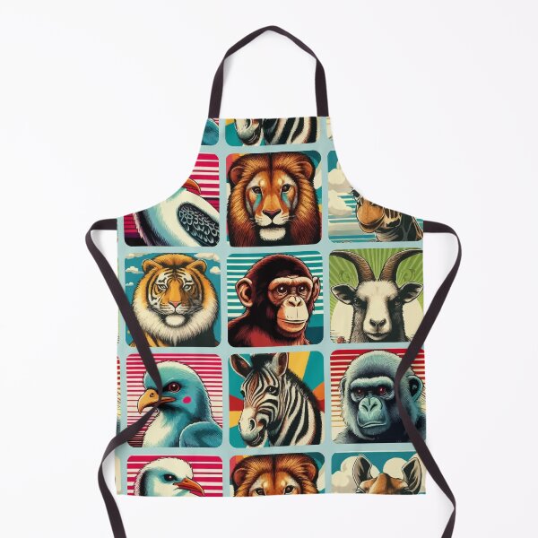 Item preview, Animals, poster, retro style 80s designed and sold by Pretzel-G92.